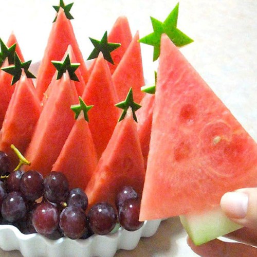 تزیین هندوانه شب یلدا